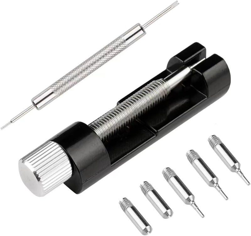 Kinobo Watch Link Removal Kit, Tools to Adjust and Remove Bracelets，Pin Remover for Sizing Strap，Watch Band Adjustment Tool Kit with Extra Replacement - Image 1